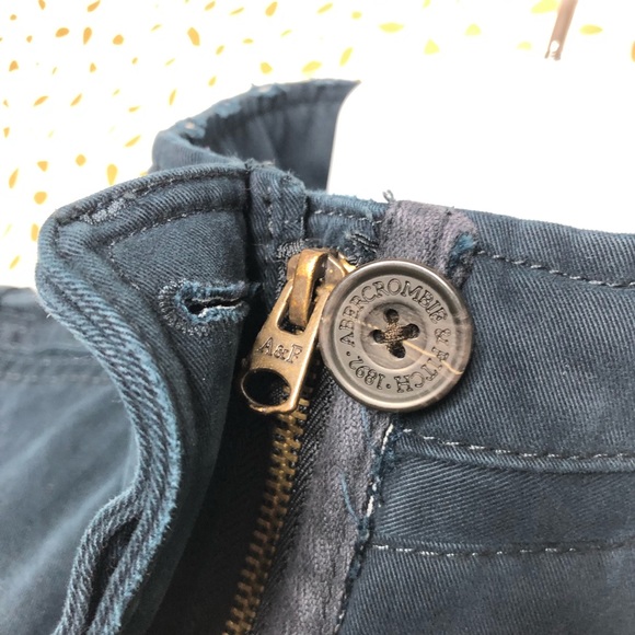 Abercrombie & Fitch field jacket navy blue large - Picture 12 of 14